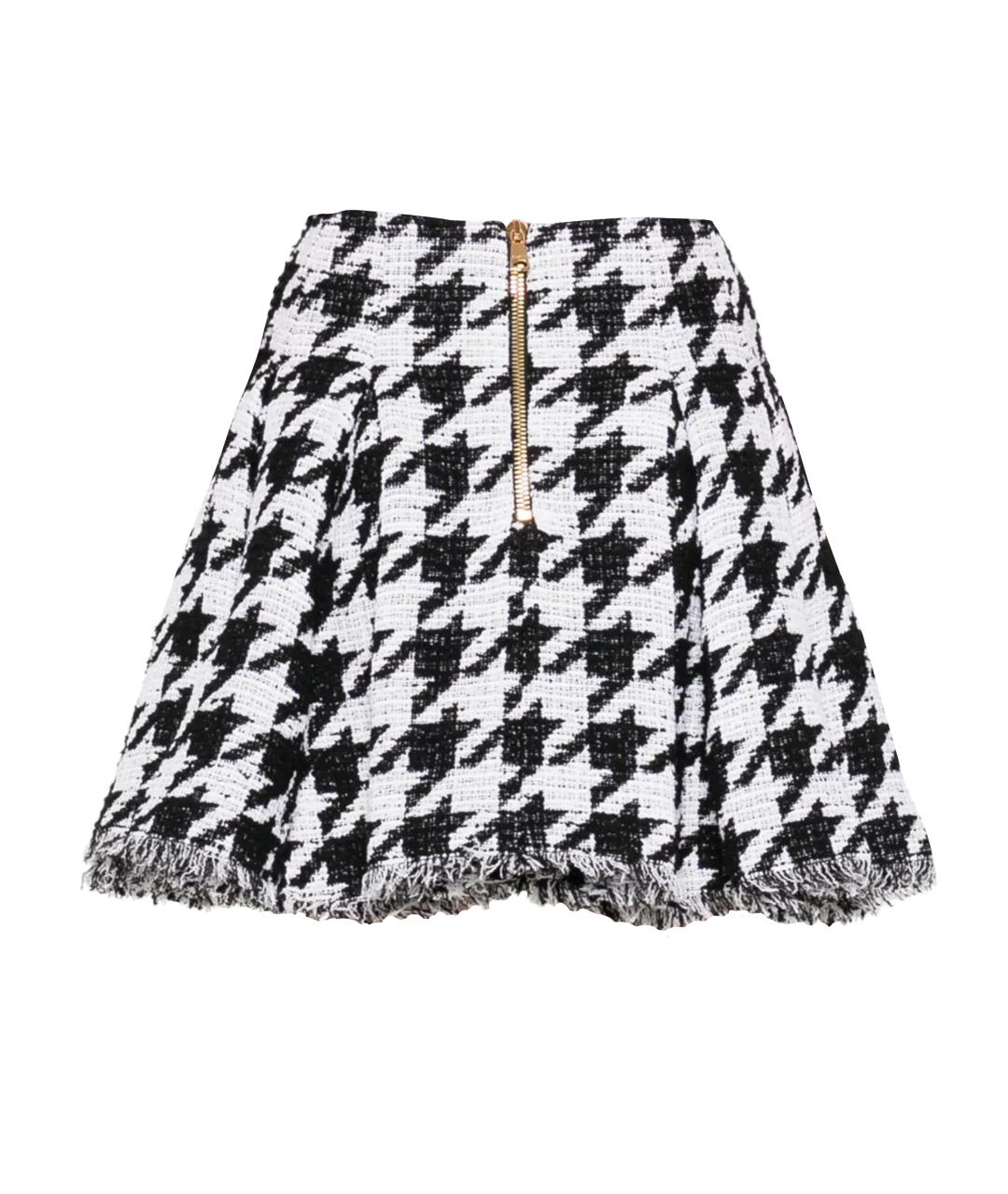 BALMAIN Мульти хлопковая юбка мини, фото 3