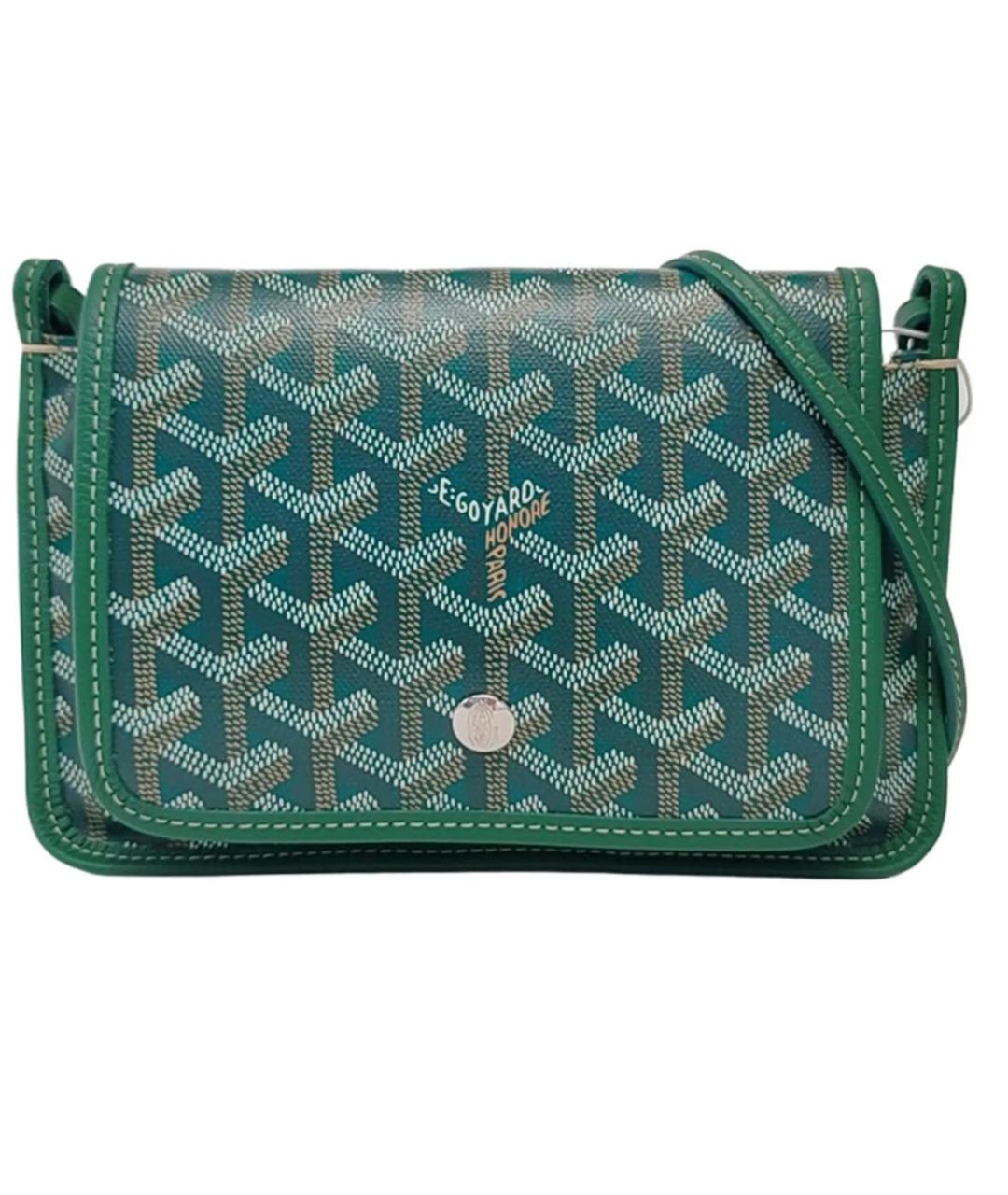 GOYARD Зеленая кожаная сумка через плечо, фото 1