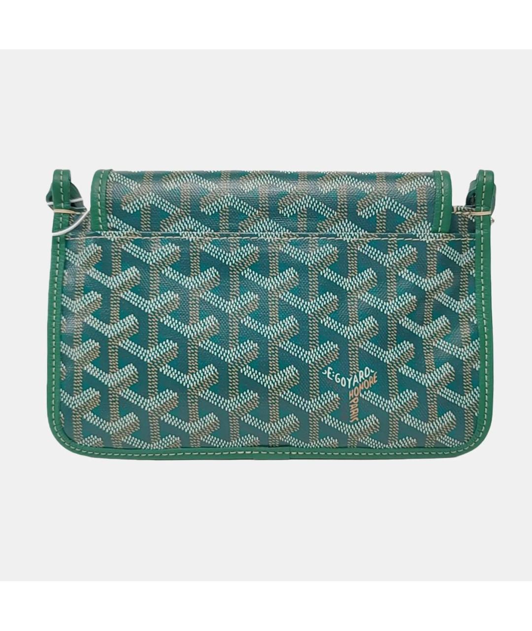 GOYARD Зеленая кожаная сумка через плечо, фото 4