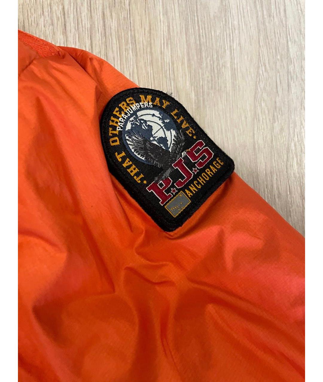PARAJUMPERS Оранжевая полиэстеровая куртка, фото 5