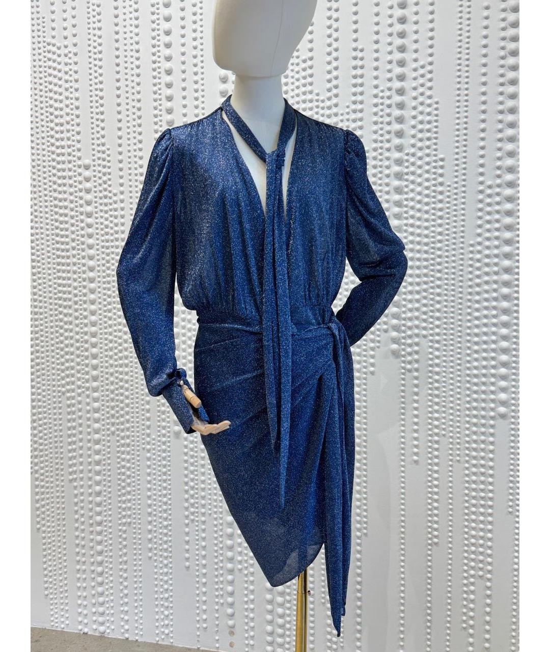 LANVIN Синее повседневное платье, фото 4