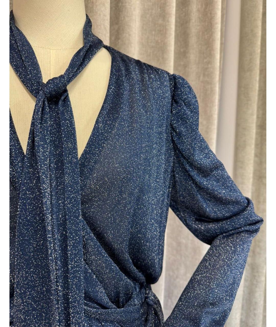 LANVIN Синее повседневное платье, фото 3