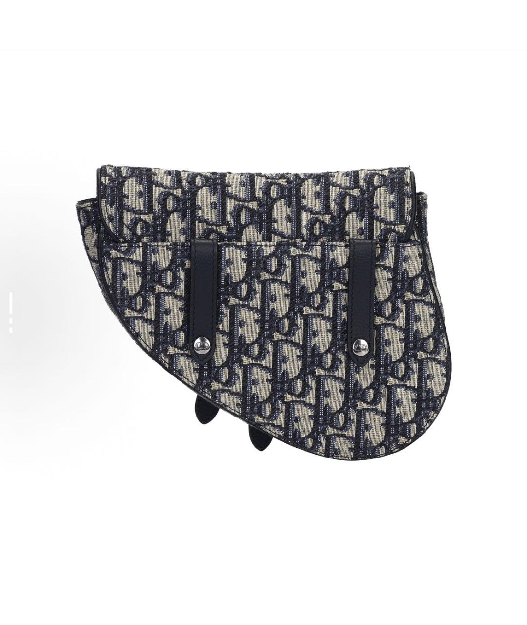 CHRISTIAN DIOR Бежевая тканевая поясная сумка, фото 4