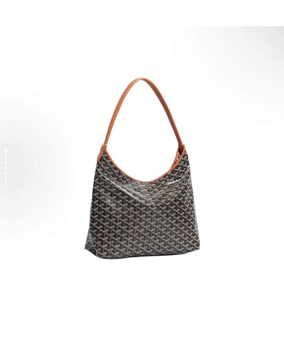 GOYARD Коричневая кожаная сумка тоут, фото 5