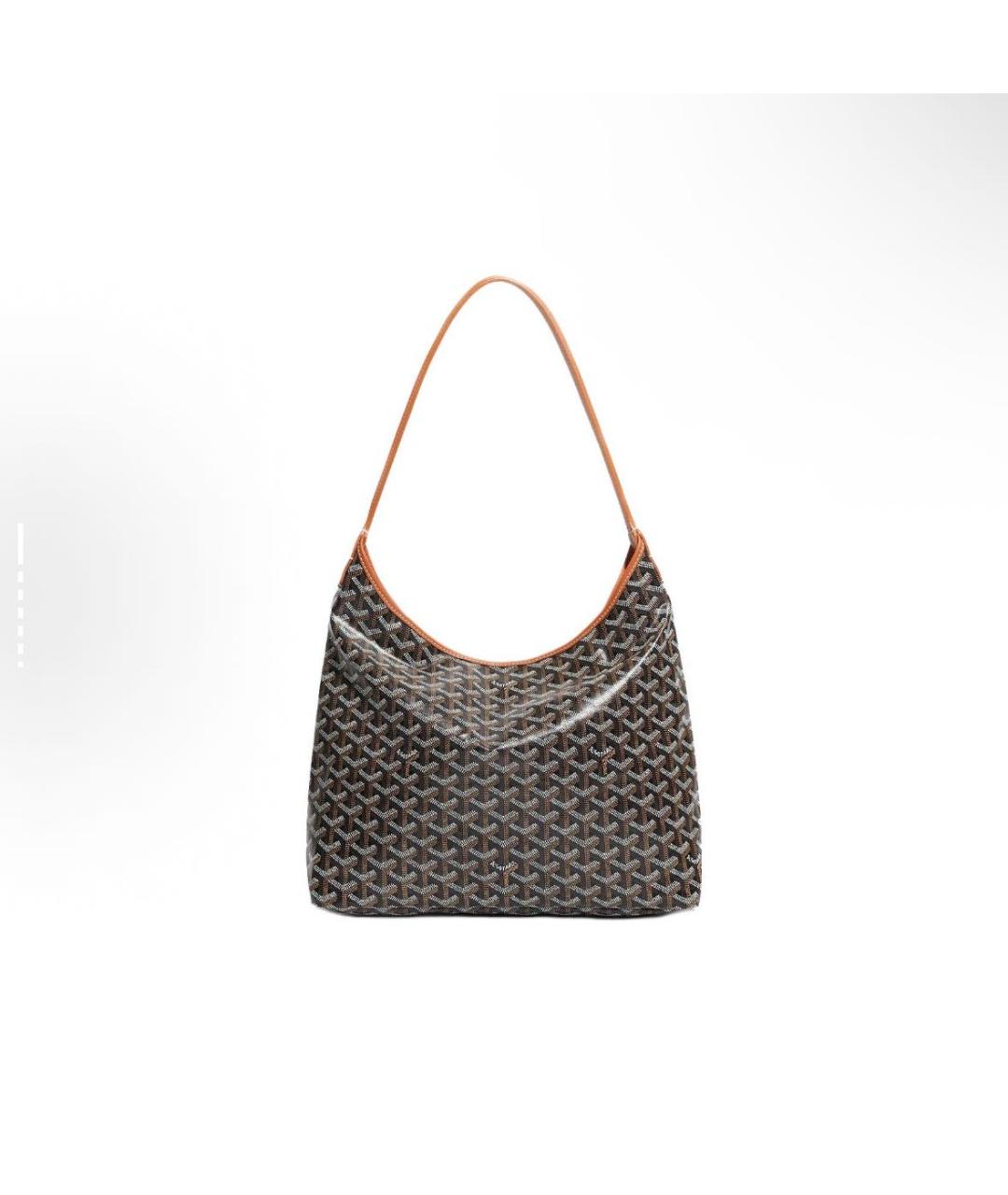 GOYARD Коричневая кожаная сумка тоут, фото 3
