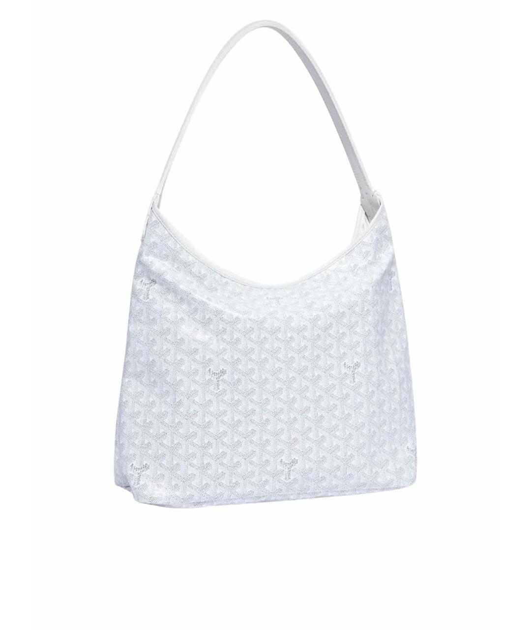 GOYARD Белая кожаная сумка тоут, фото 1