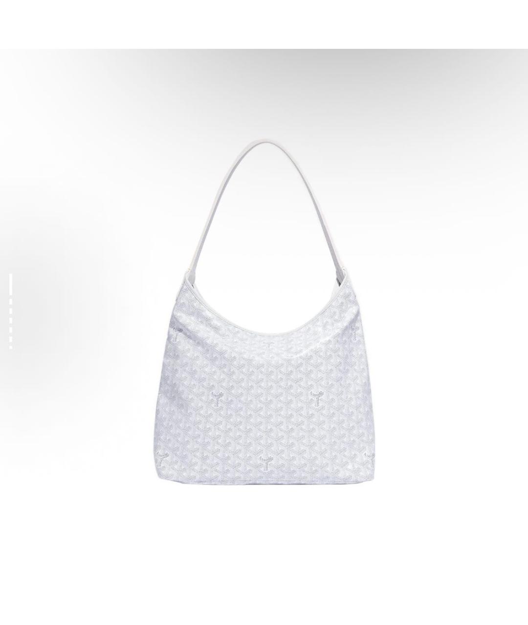 GOYARD Белая кожаная сумка тоут, фото 3