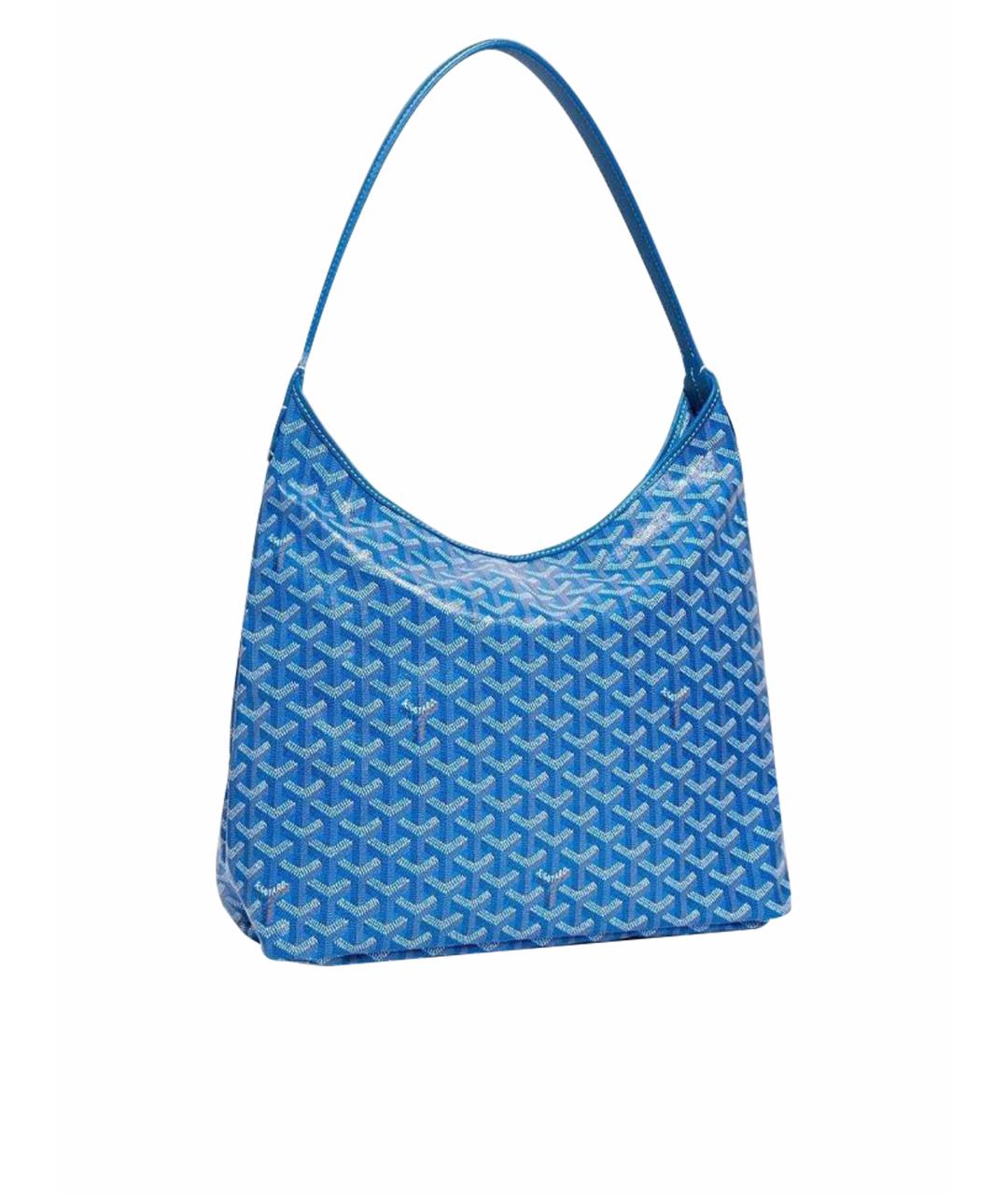 GOYARD Голубая кожаная сумка тоут, фото 1