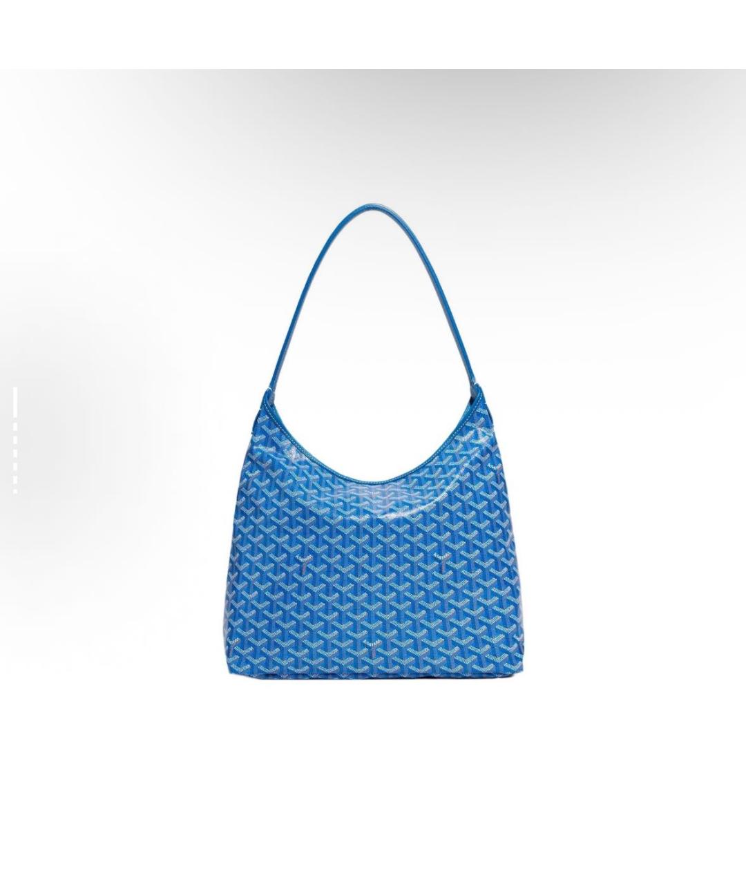 GOYARD Голубая кожаная сумка тоут, фото 3