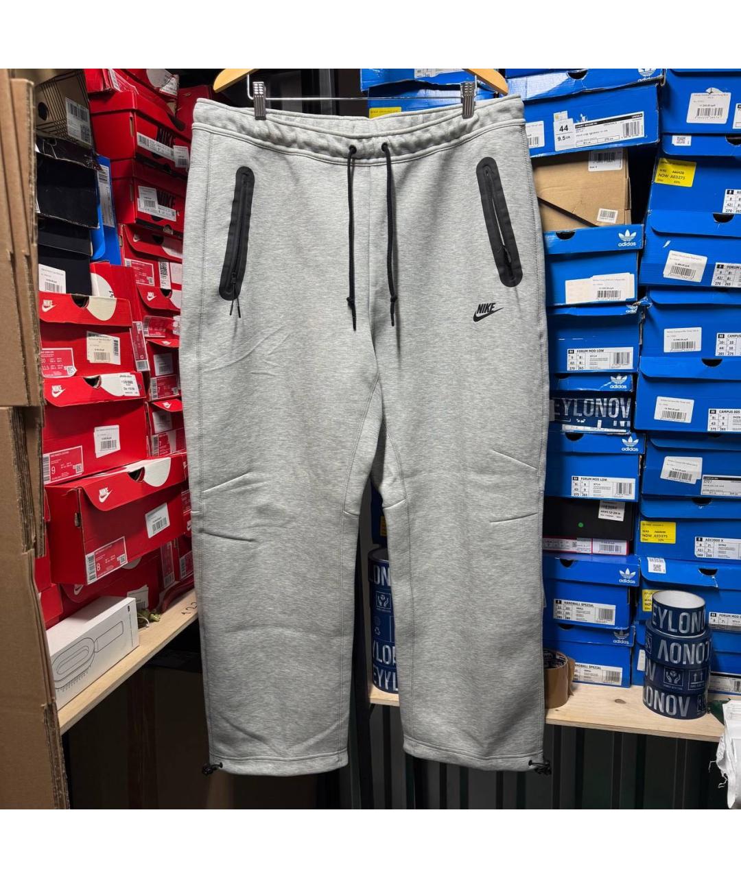NIKE Серые повседневные брюки, фото 9