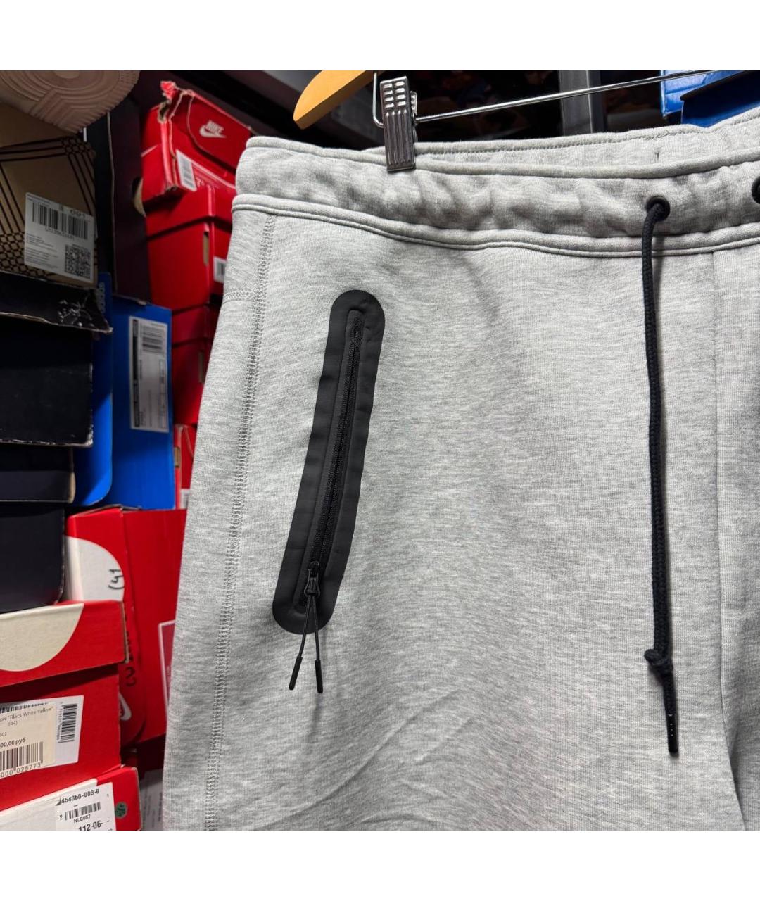 NIKE Серые повседневные брюки, фото 4