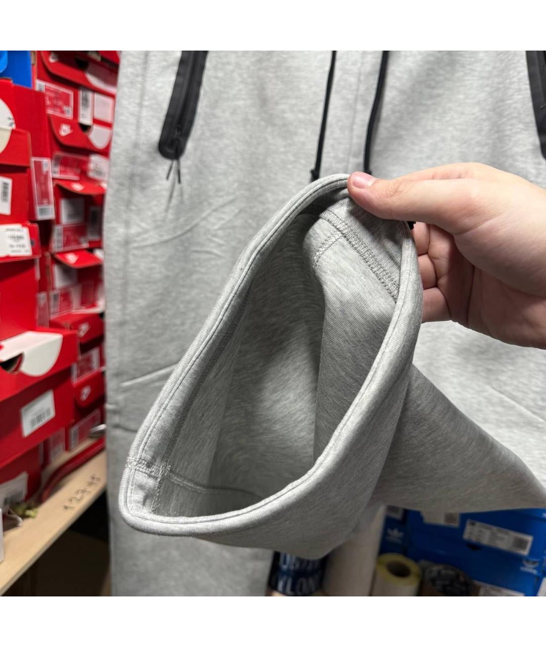 NIKE Серые повседневные брюки, фото 7