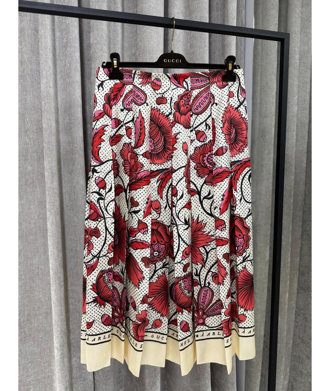 GUCCI Мульти юбка миди, фото 3