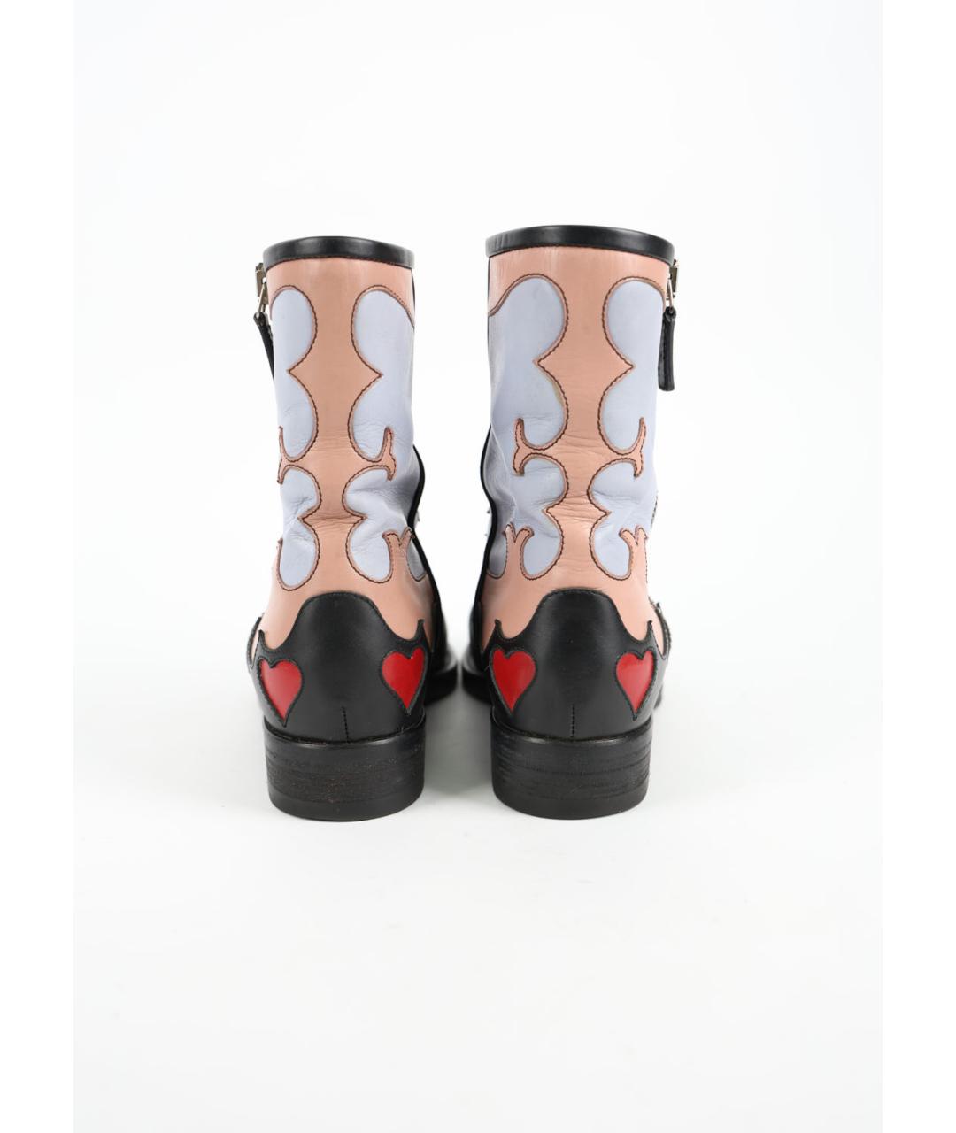 GUCCI Мульти кожаные ботинки, фото 4
