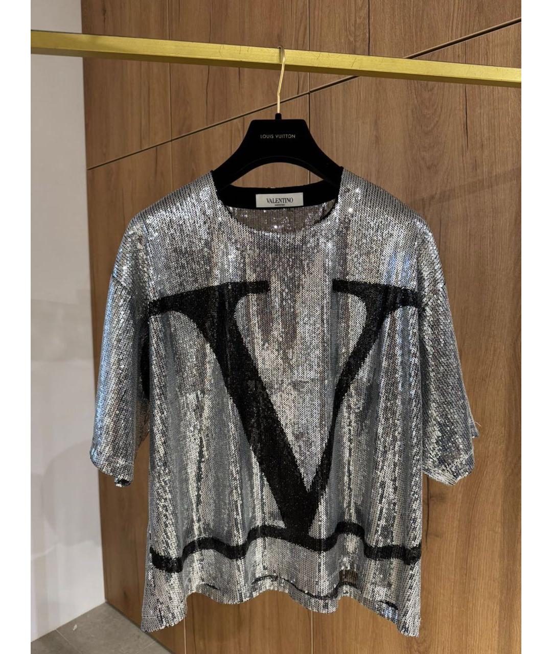 VALENTINO Серебряная блузы, фото 3