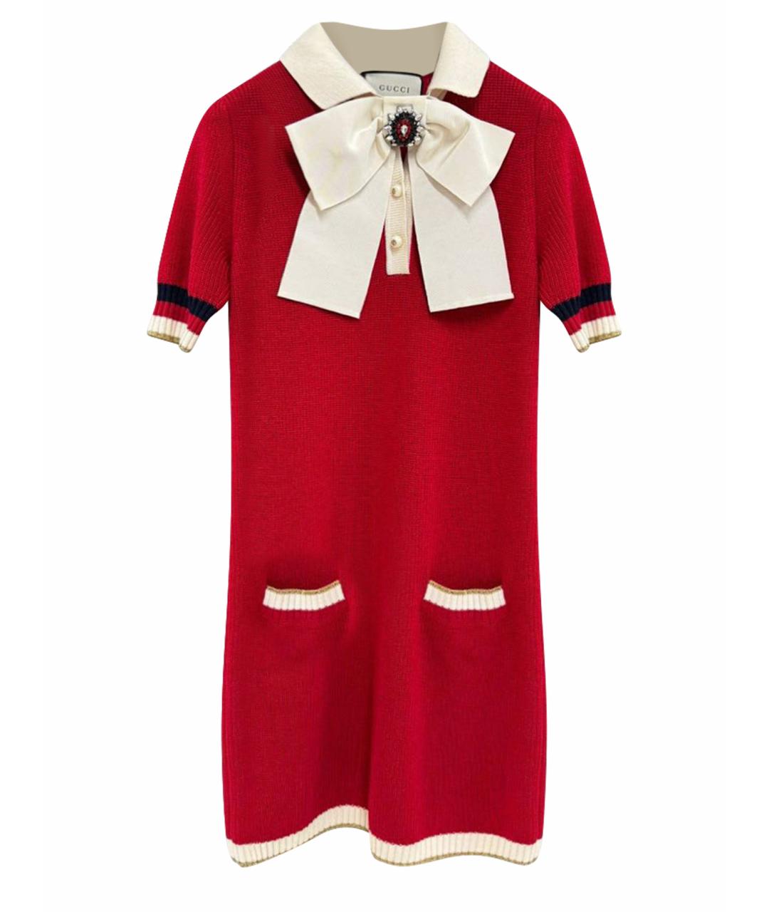 GUCCI Красное повседневное платье, фото 1