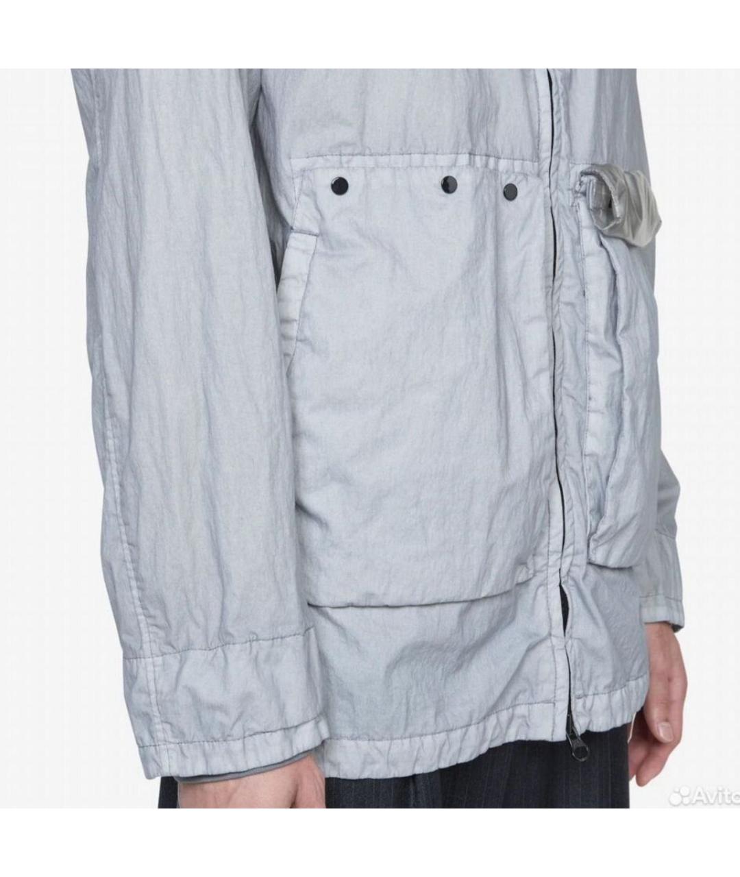 CP COMPANY Серая хлопковая куртка, фото 6