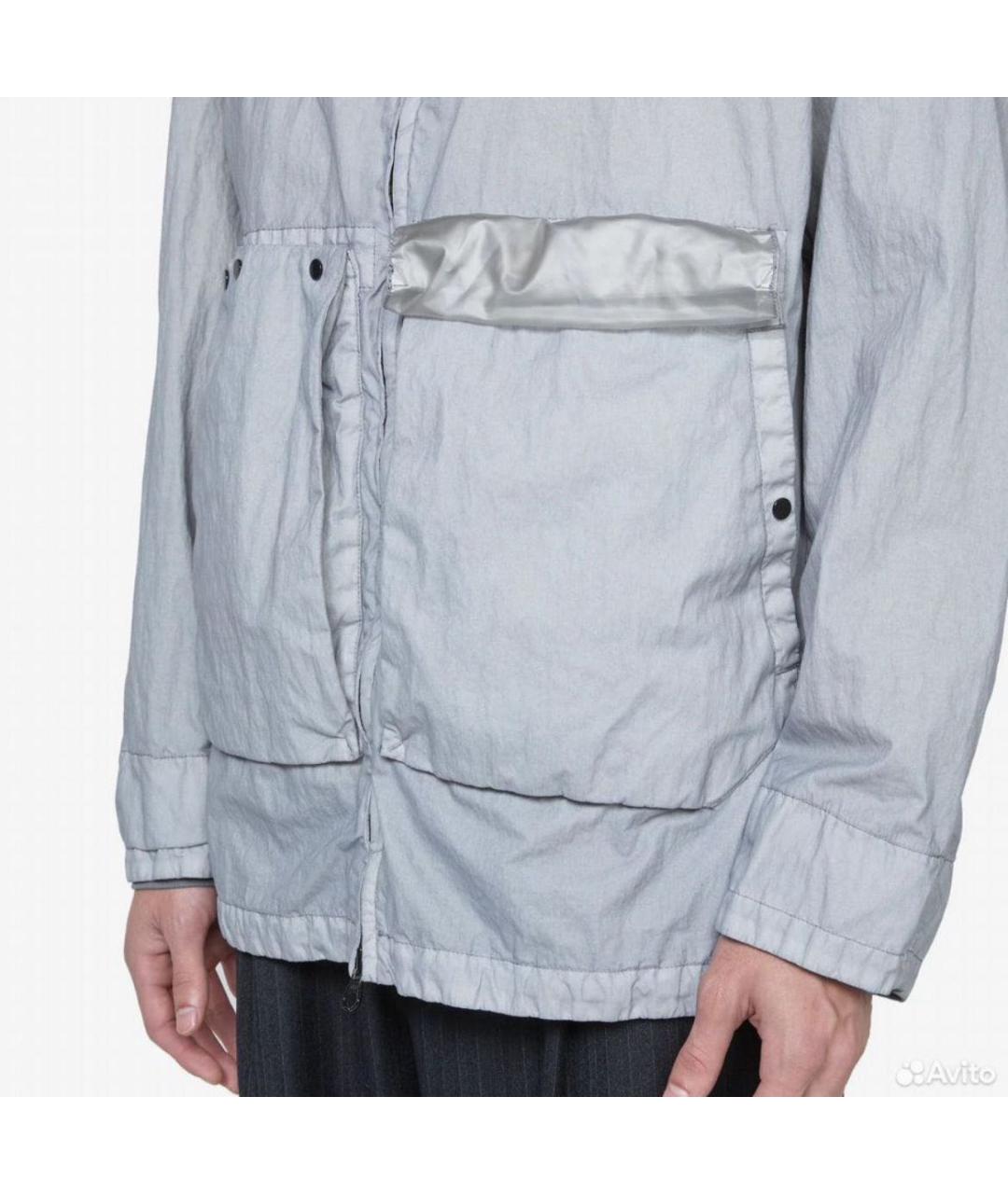 CP COMPANY Серая хлопковая куртка, фото 7