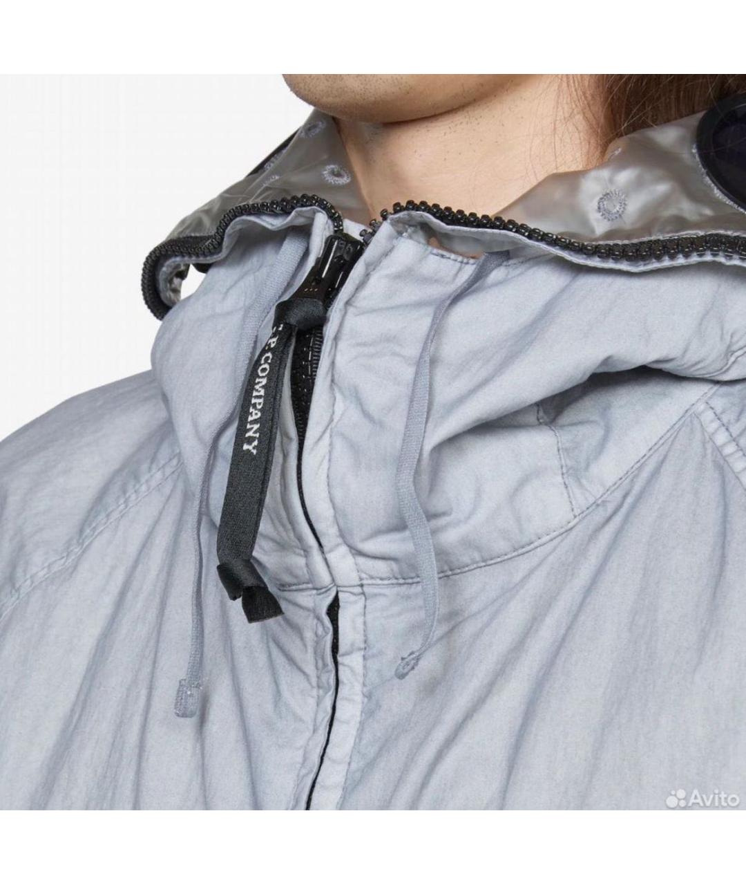 CP COMPANY Серая хлопковая куртка, фото 5