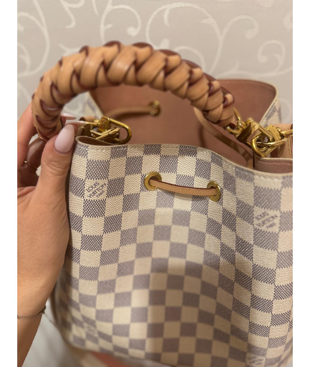 LOUIS VUITTON Бежевая сумка через плечо, фото 6