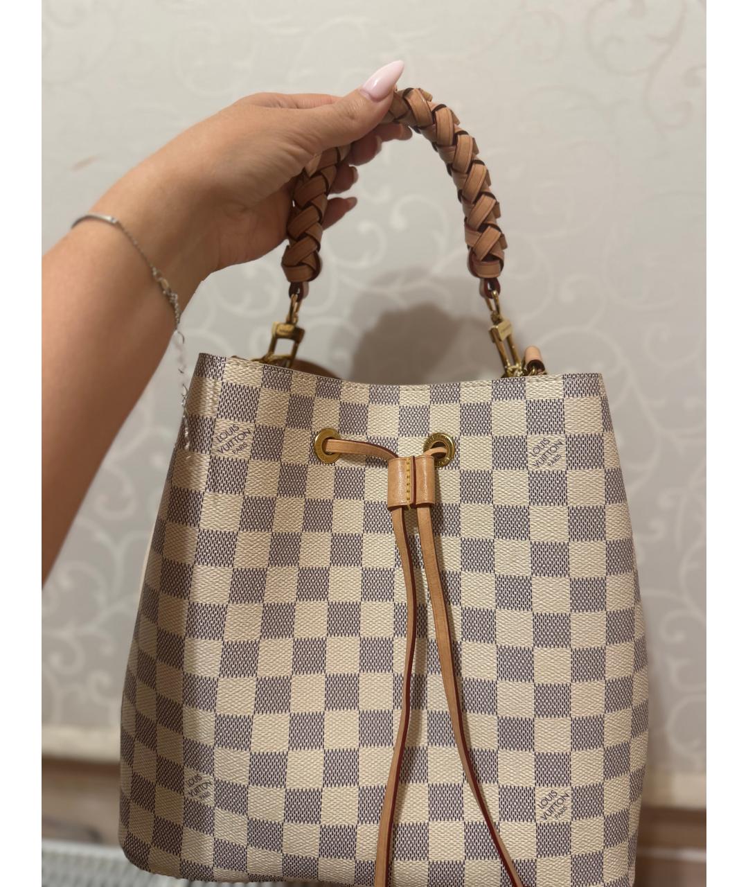 LOUIS VUITTON Бежевая сумка через плечо, фото 7