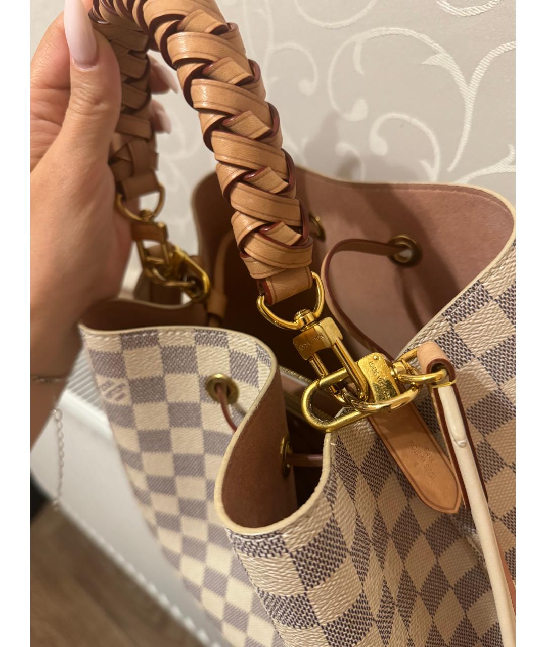 LOUIS VUITTON Бежевая сумка через плечо, фото 5