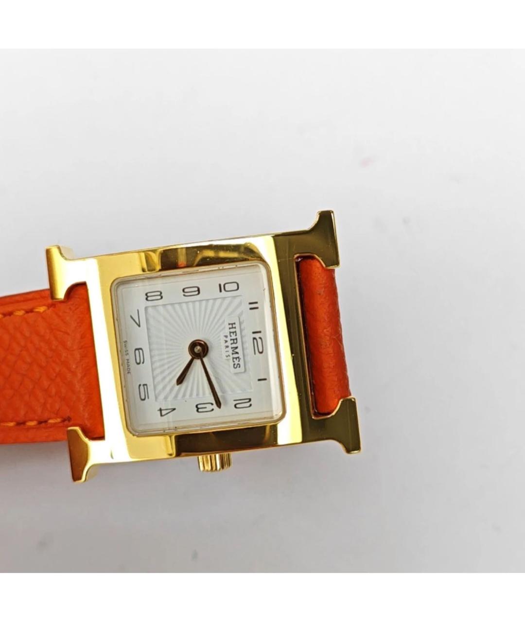 HERMES Золотые часы из желтого золота, фото 4
