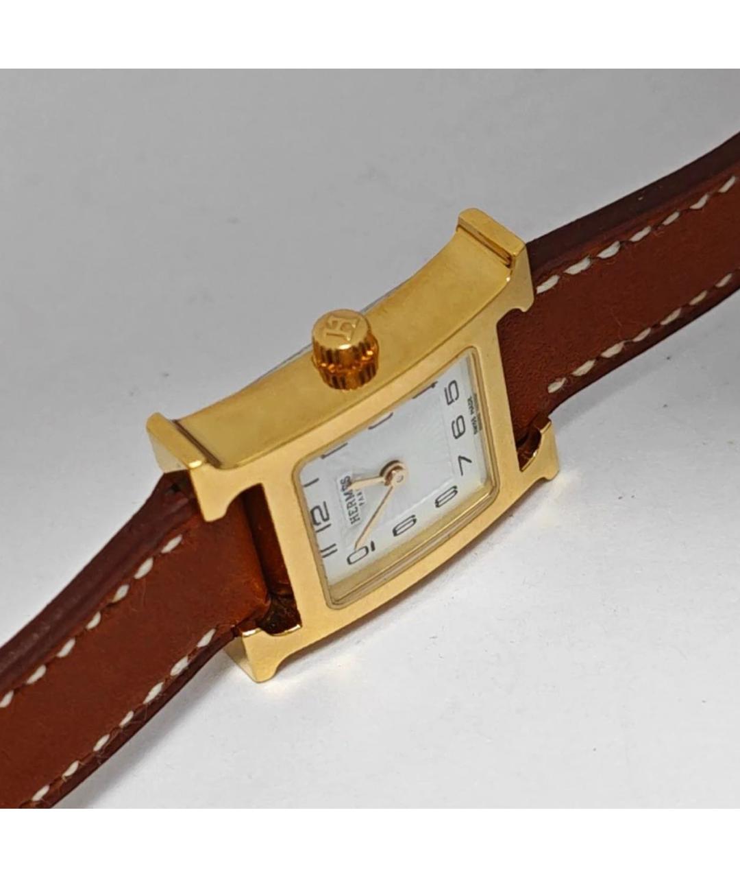 HERMES Коричневые часы, фото 6