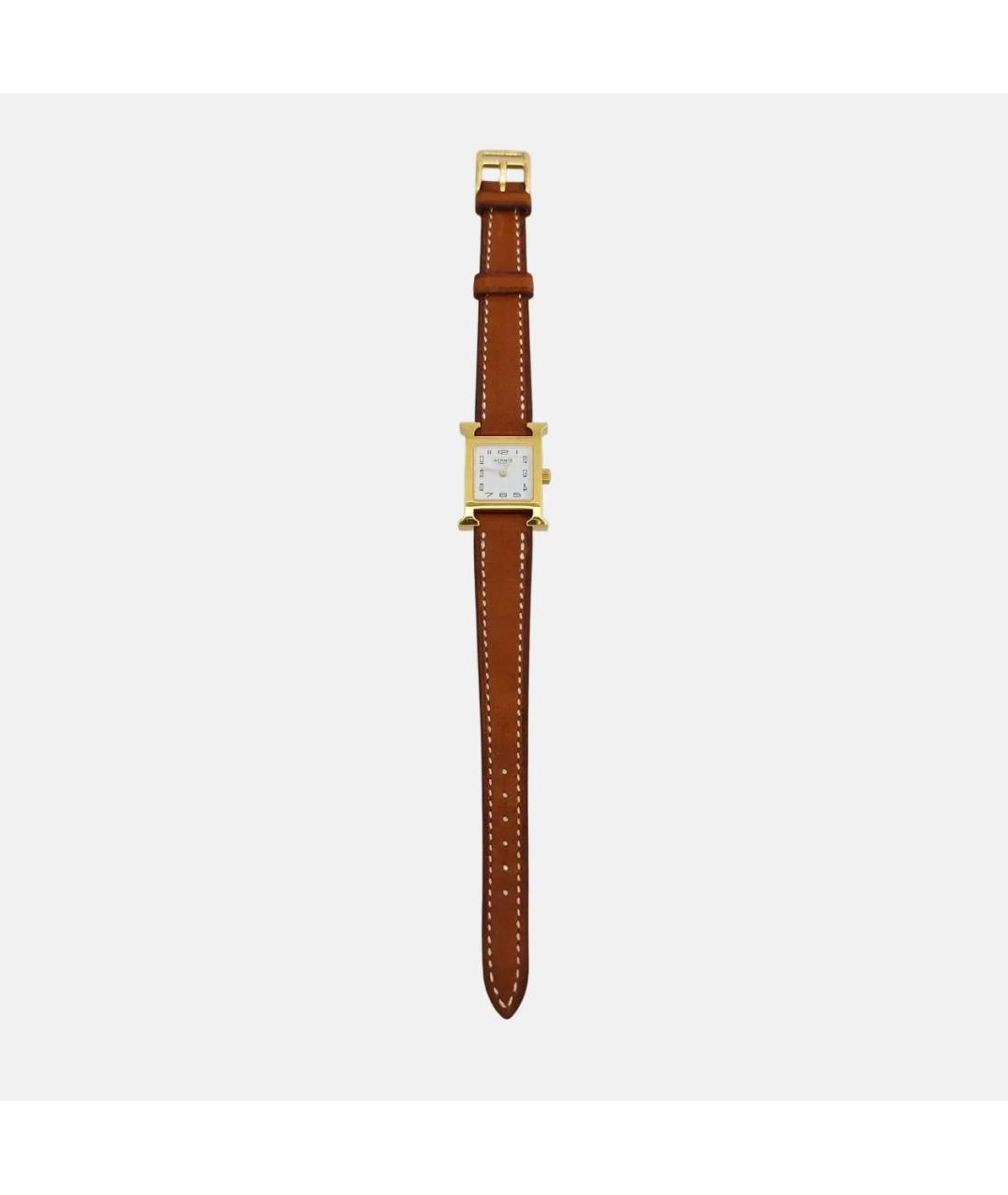 HERMES Коричневые часы, фото 4