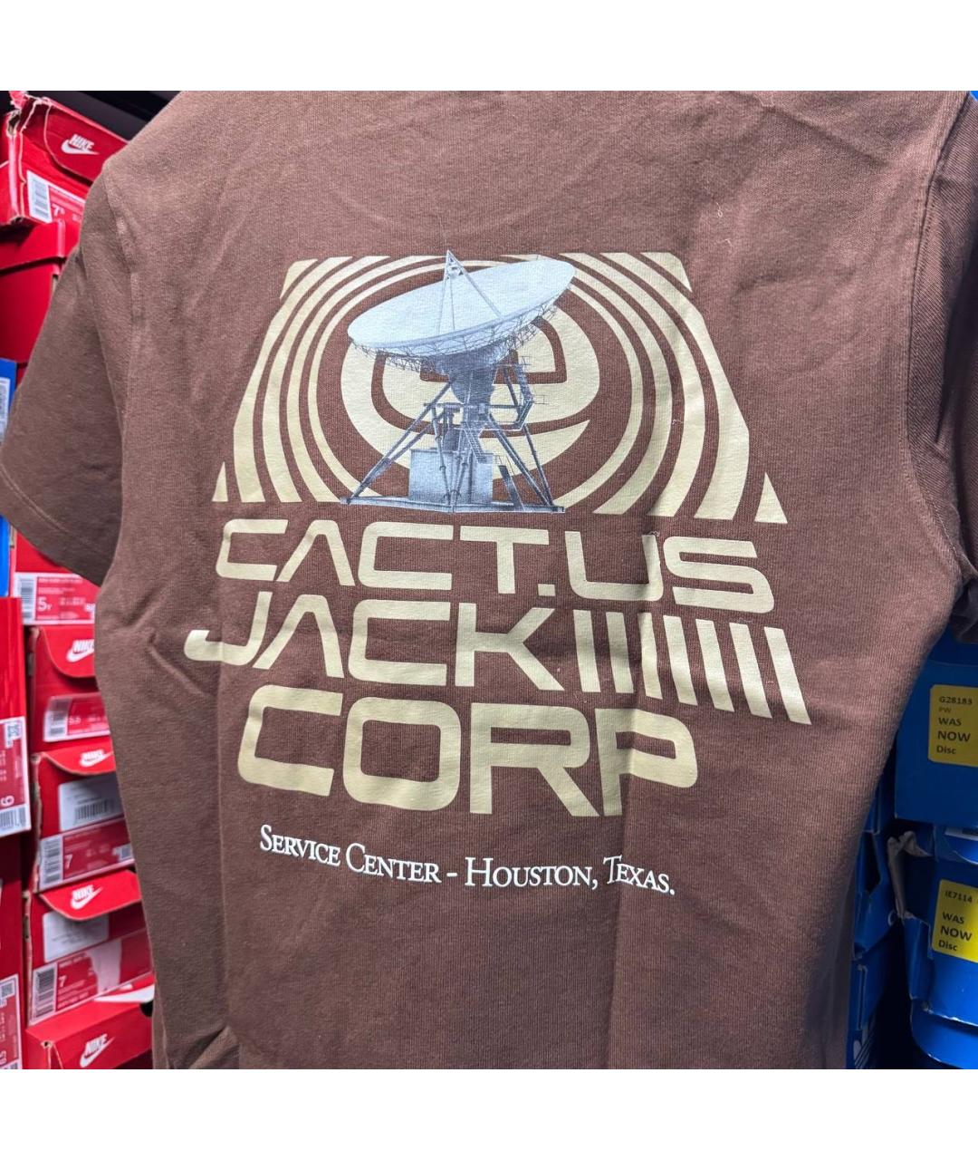 CACTUS JACK BY TRAVIS SCOTT Коричневая футболка, фото 2