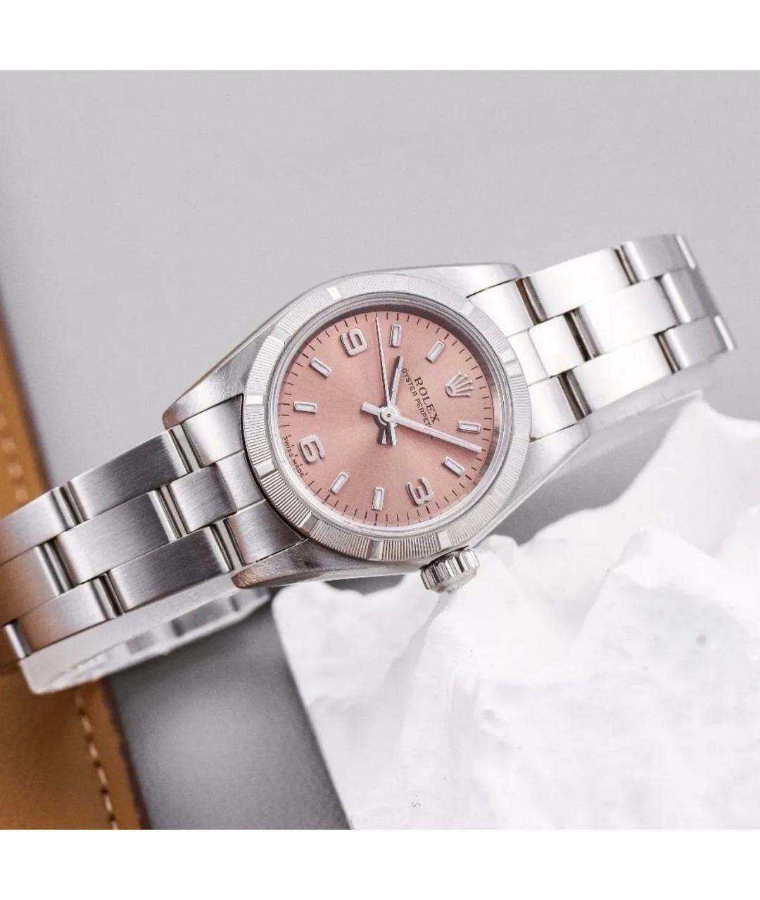 ROLEX Серебряные часы, фото 5