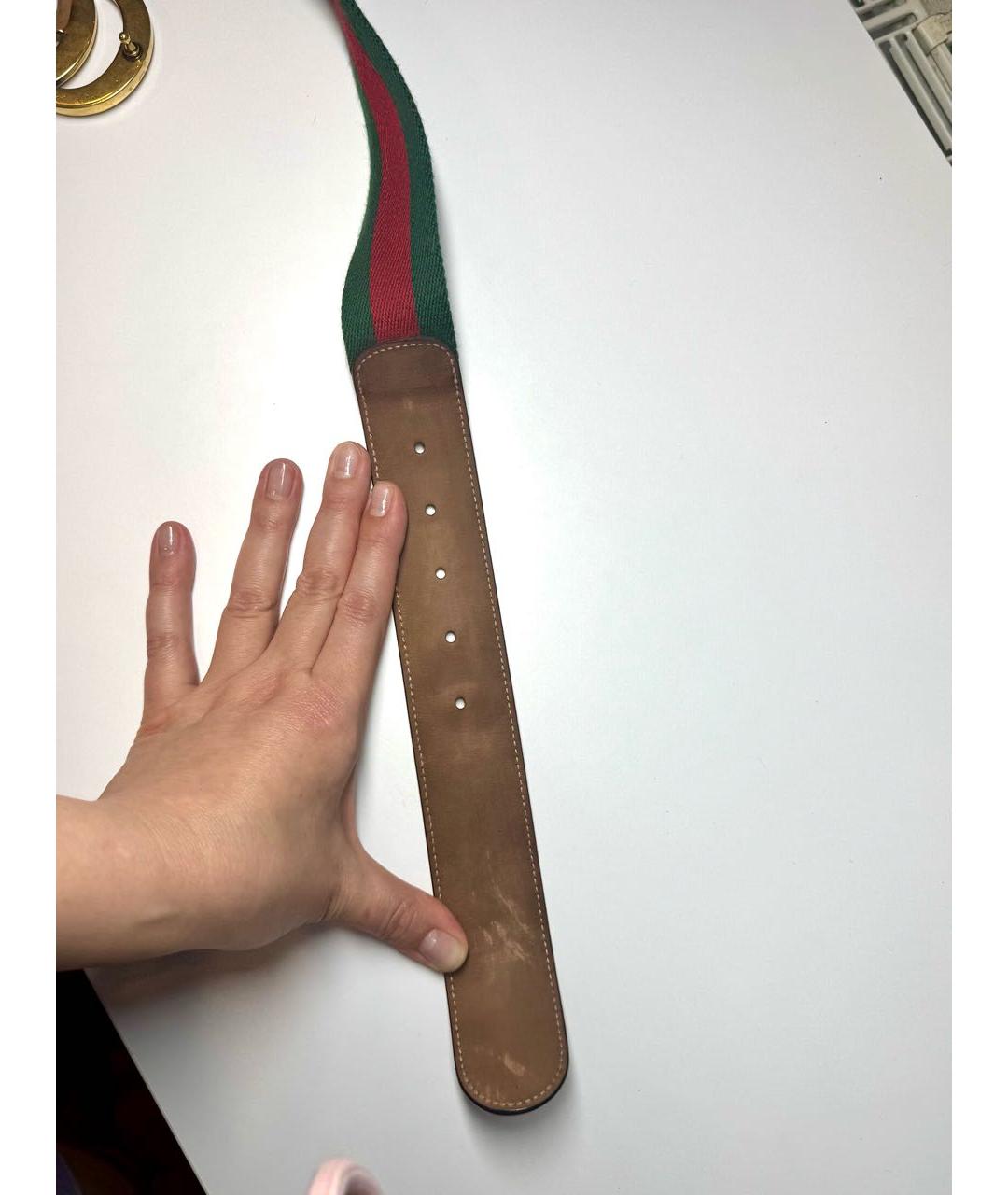 GUCCI Зеленый ремень, фото 6