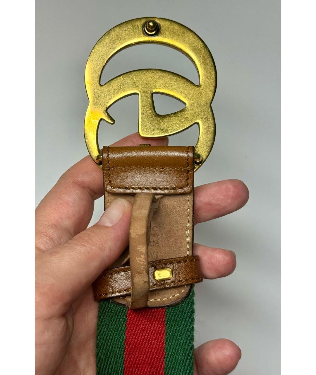 GUCCI Зеленый ремень, фото 3