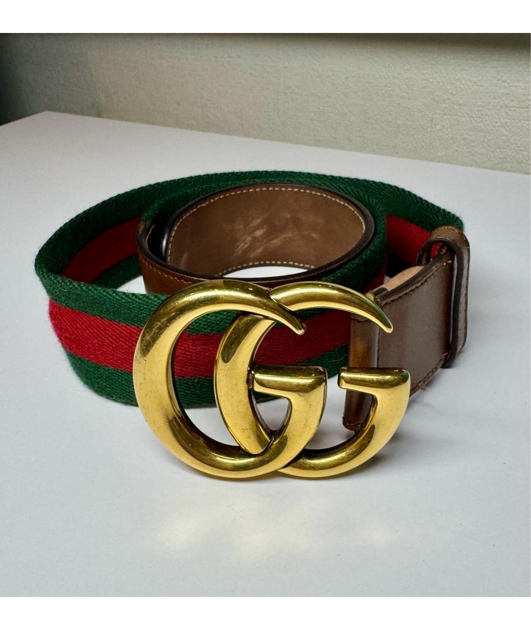 GUCCI Зеленый ремень, фото 9