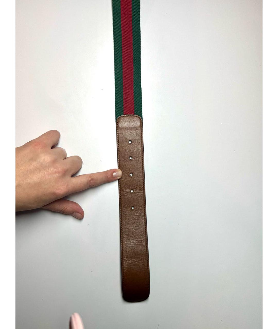 GUCCI Зеленый ремень, фото 5