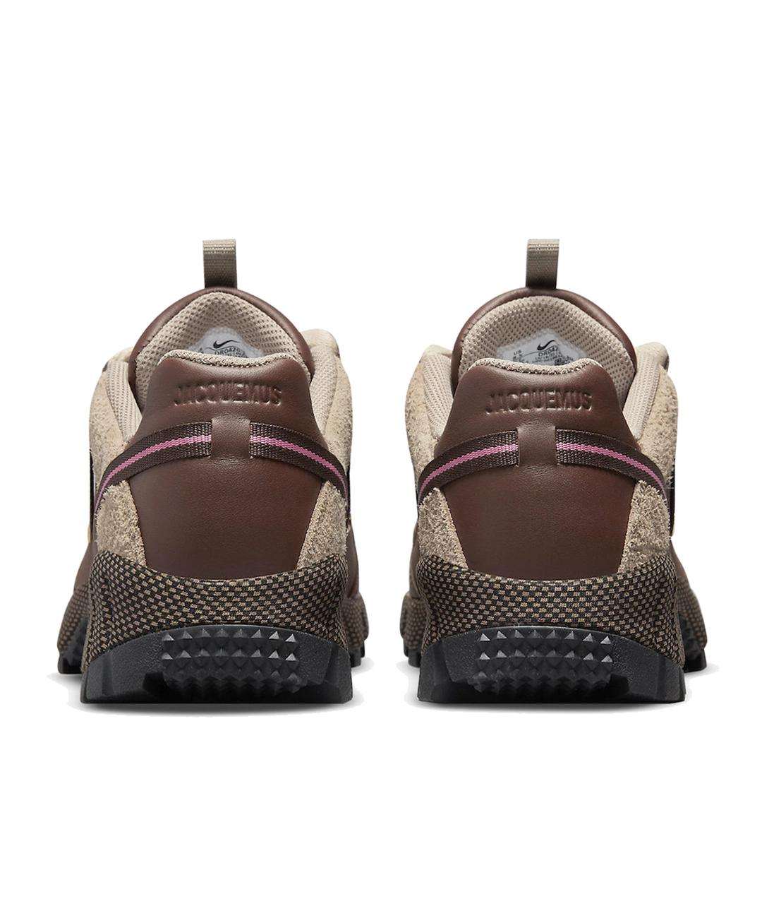 NIKE Коричневые кожаные кроссовки, фото 4