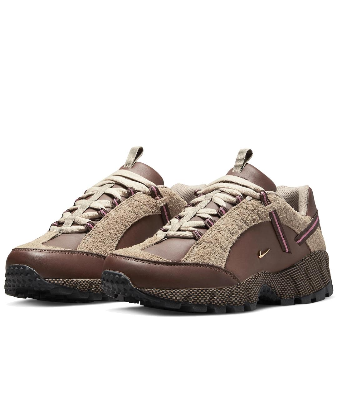 NIKE Коричневые кожаные кроссовки, фото 2