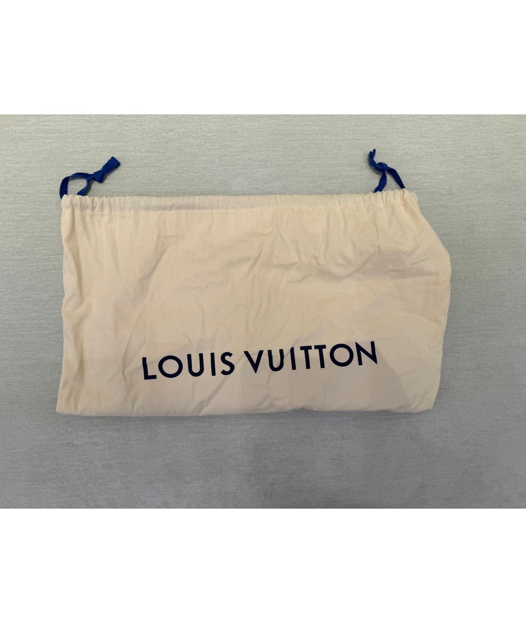 LOUIS VUITTON Черный кожаный рюкзак, фото 8
