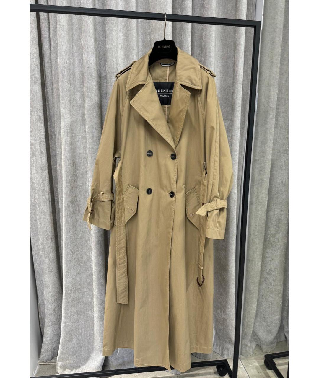 MAX MARA Бежевый тренч/плащ, фото 2