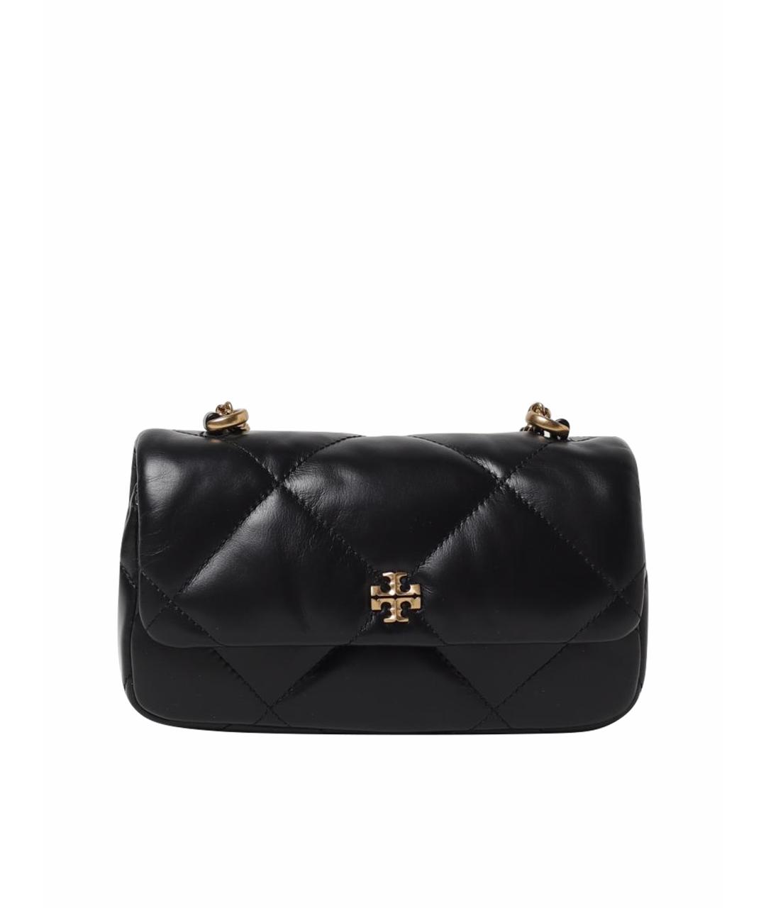 TORY BURCH Черная кожаная сумка через плечо, фото 1