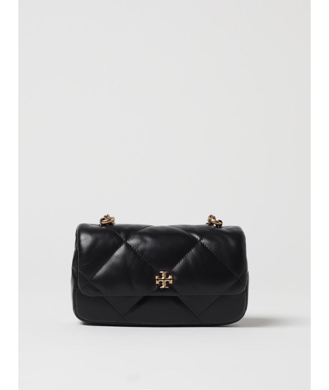 TORY BURCH Черная кожаная сумка через плечо, фото 4