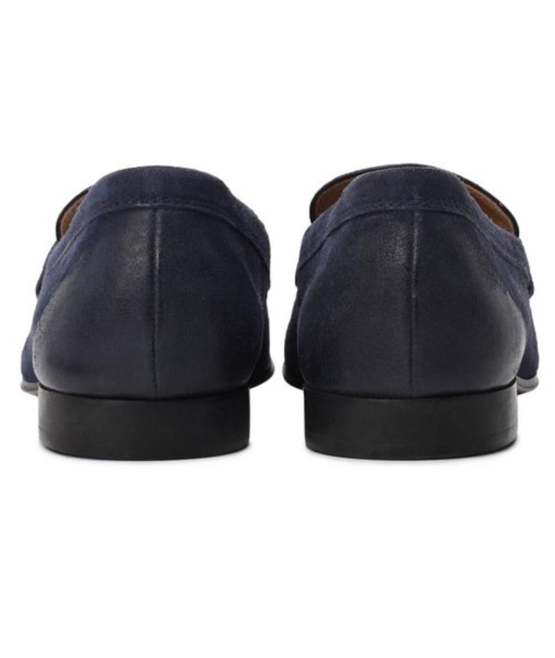 TOD'S Синие замшевые туфли, фото 4