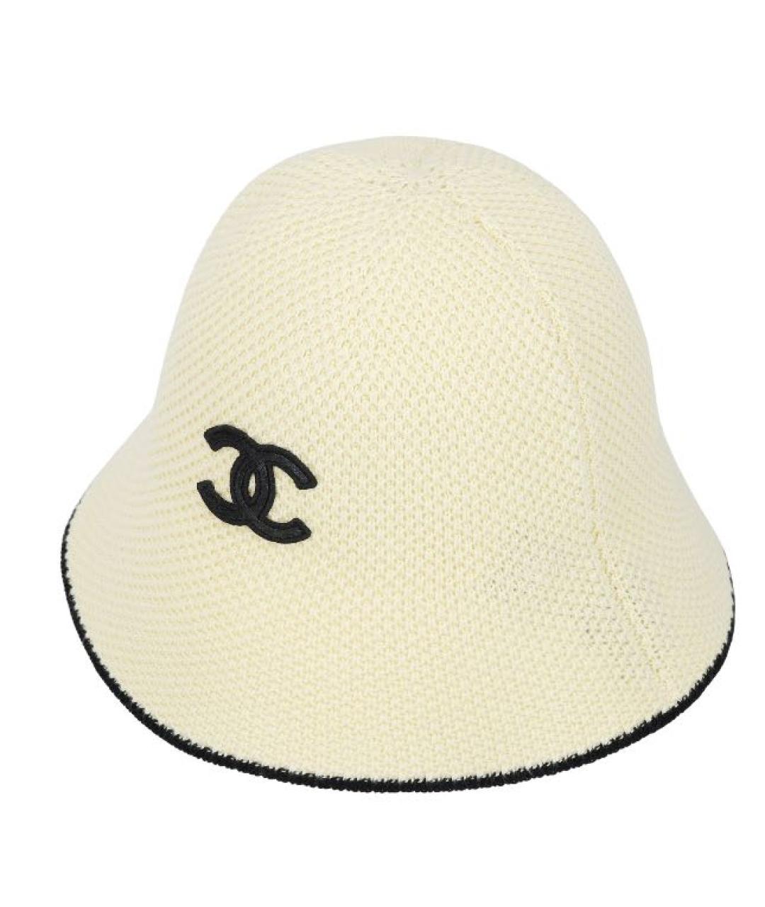 CHANEL Бежевая шляпа, фото 4