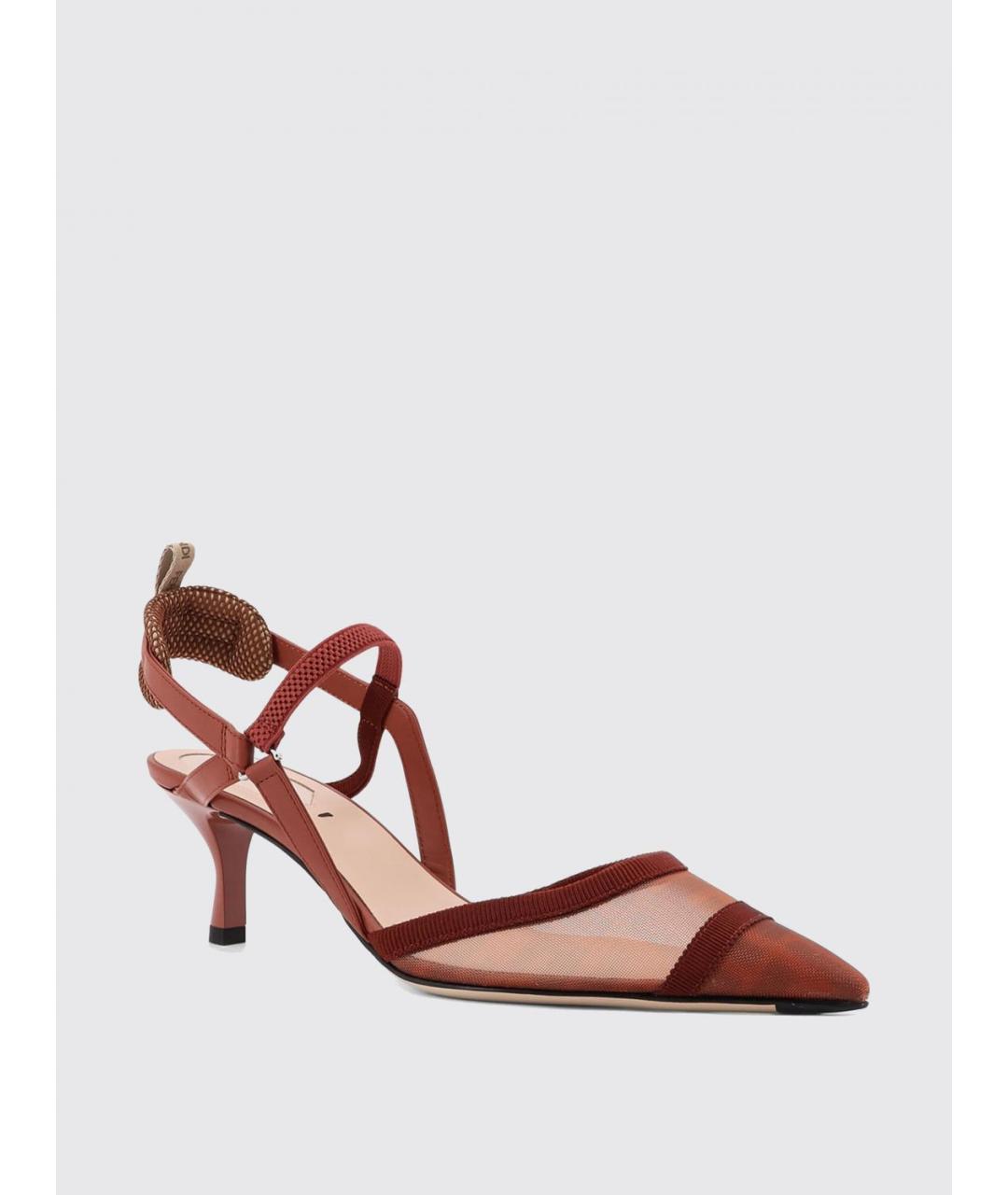 FENDI Коричневые туфли, фото 2