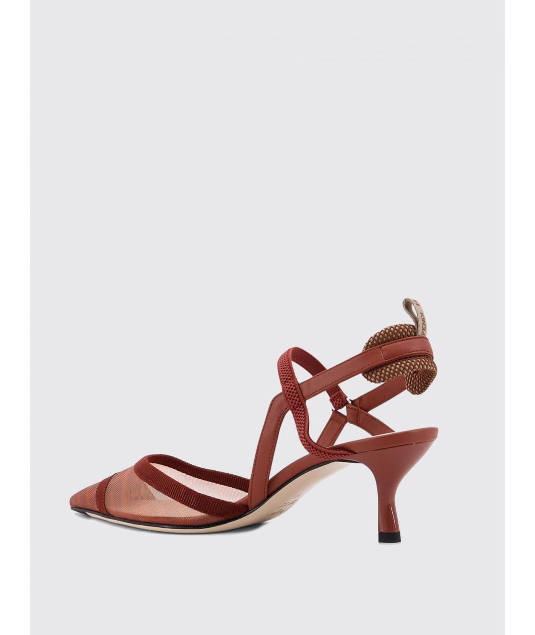 FENDI Коричневые туфли, фото 3