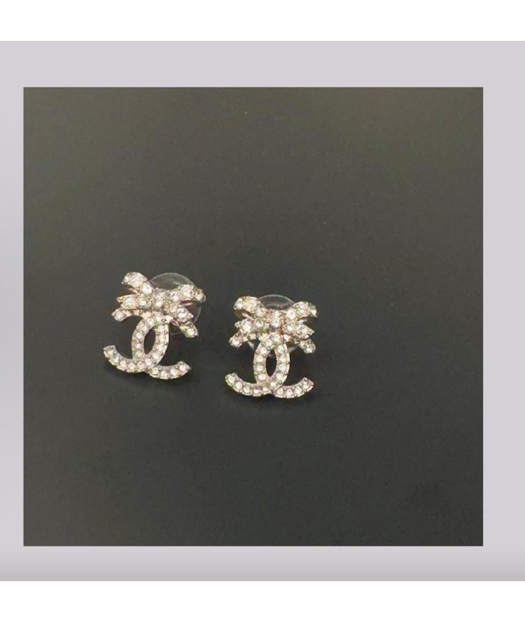 CHANEL Серебряные серьги, фото 6