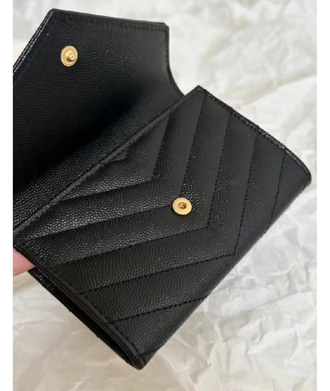 SAINT LAURENT Черный кошелек, фото 6