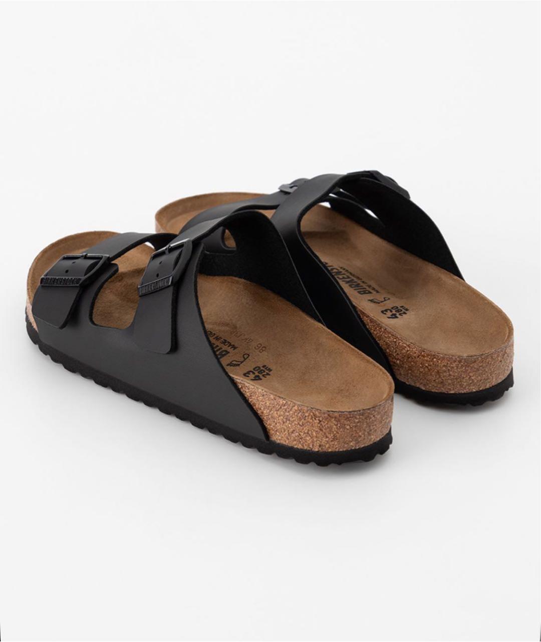BIRKENSTOCK Черные кожаные сандалии, фото 2