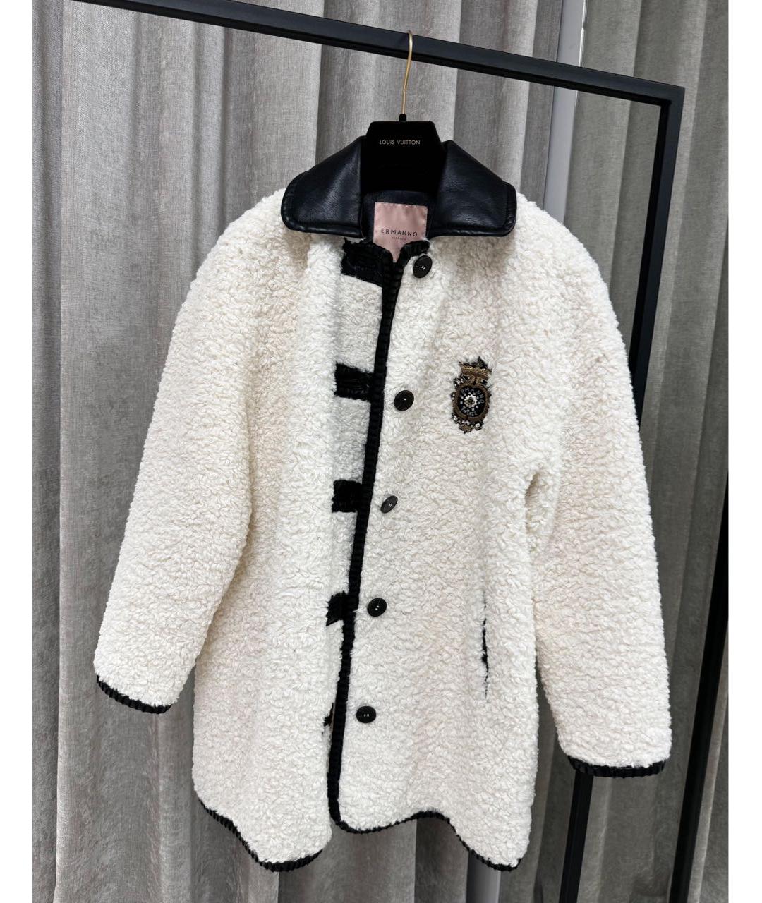 ERMANNO SCERVINO Белое пальто, фото 3