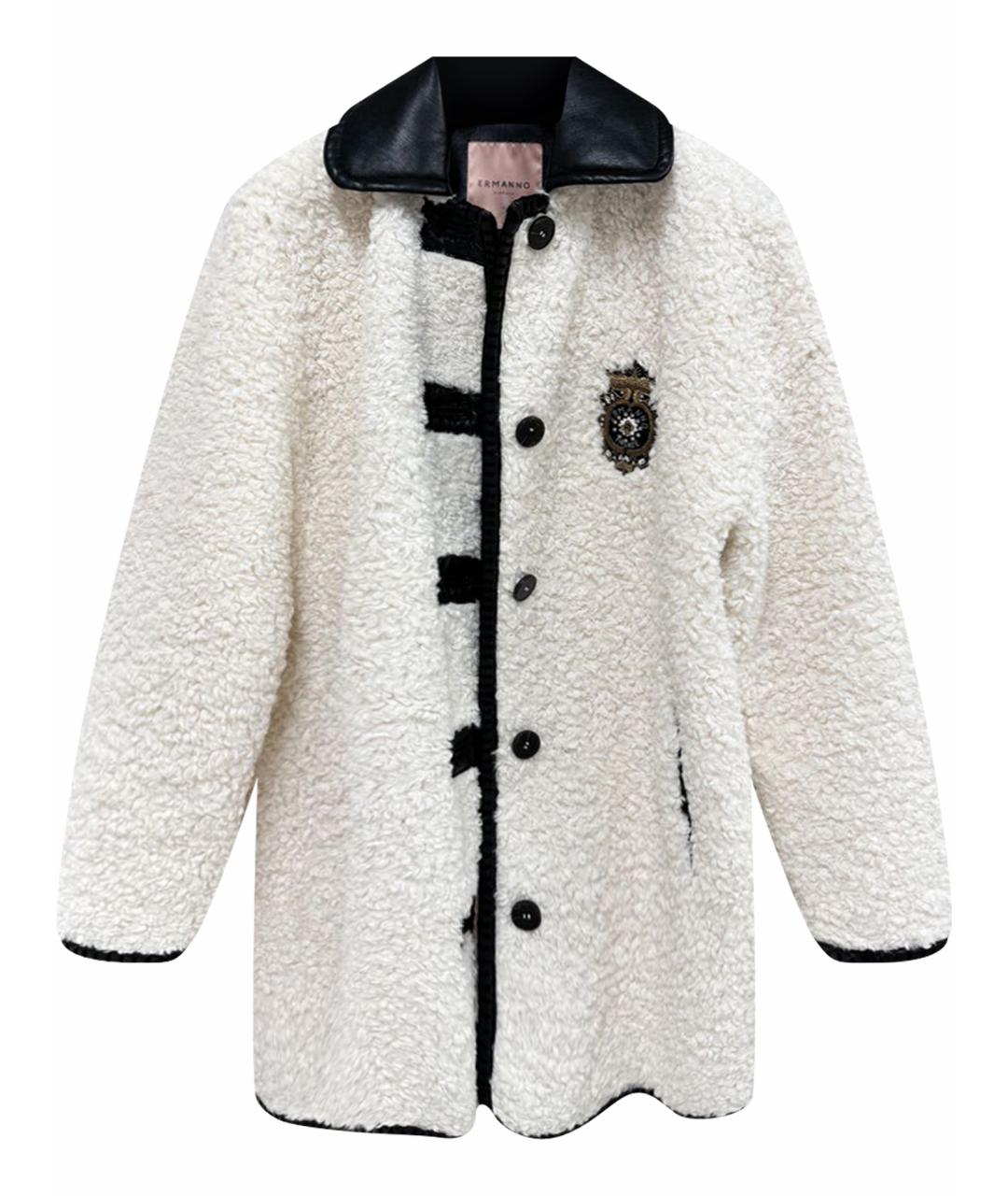 ERMANNO SCERVINO Белое пальто, фото 1